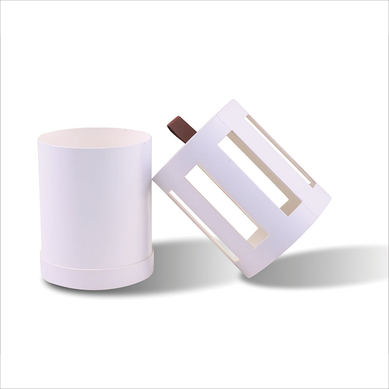 White Creative paper tube packaging