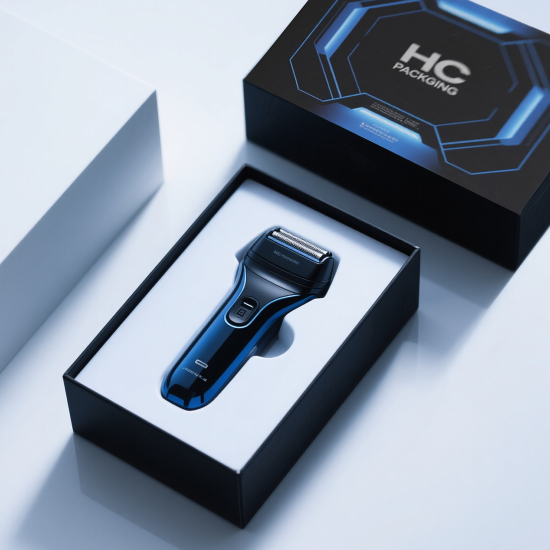 Lid and Base Box for Razor