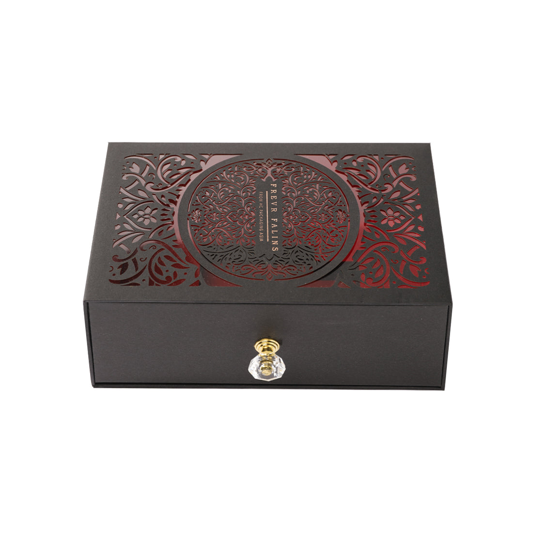 Black Cardboard Perfume Packaging Box