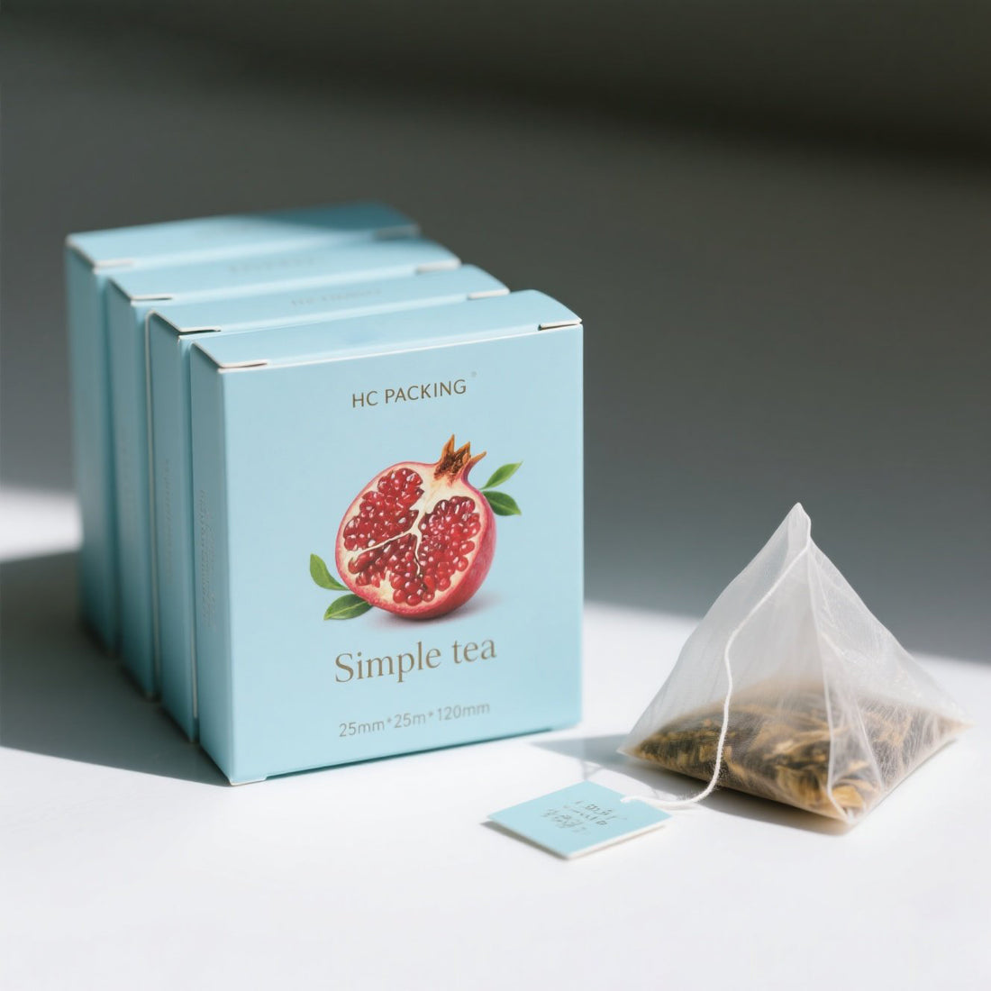 Straight Tuck Side Load Folding Carton Box for Tea Bag