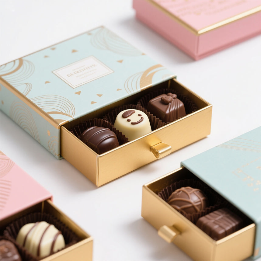 Chocolate Drawer Box with Sleeve