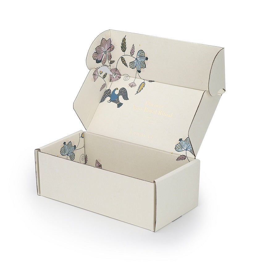 Flower Printed Corrugated Box