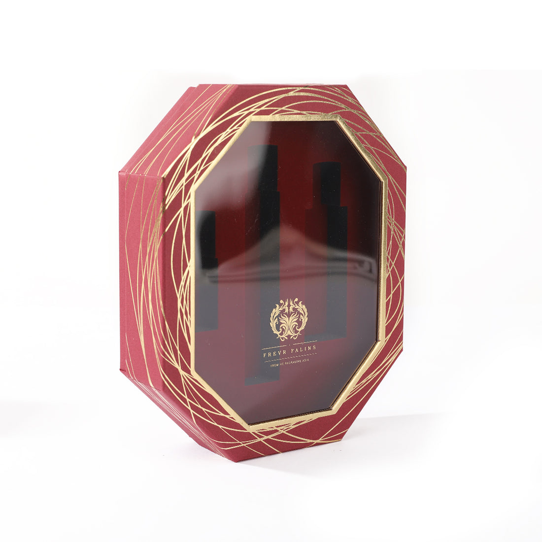 Lid&Base Box With Window For Perfume Packaging