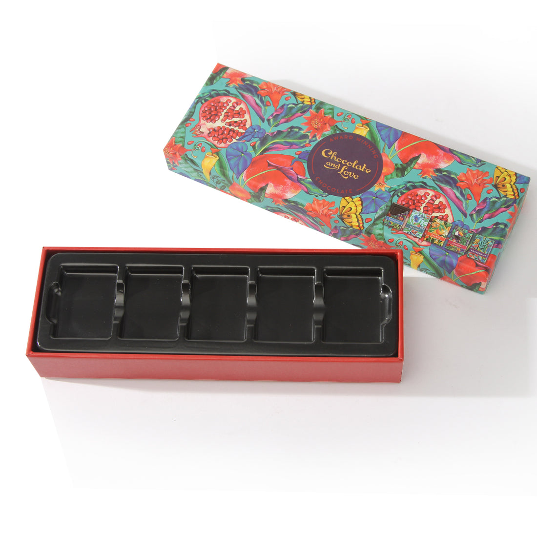 Custom colorful chocolate box
