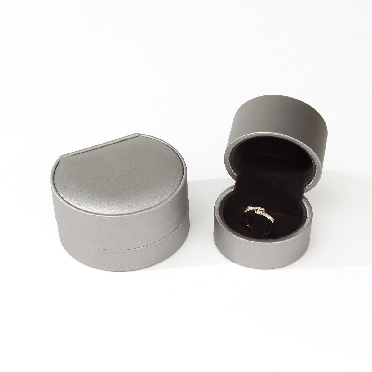 Silver leather jewelry exquisite gift box