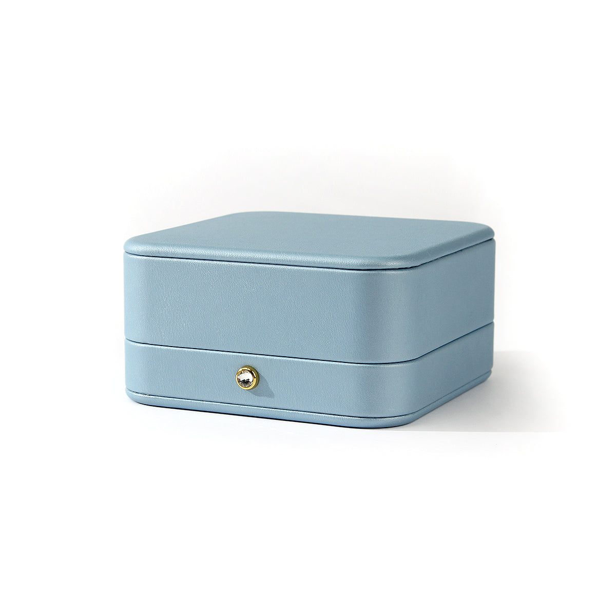 Glacier Blue High-Quality Leather Jewelry Packaging