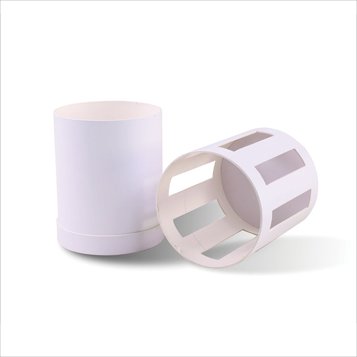 White Creative paper tube packaging