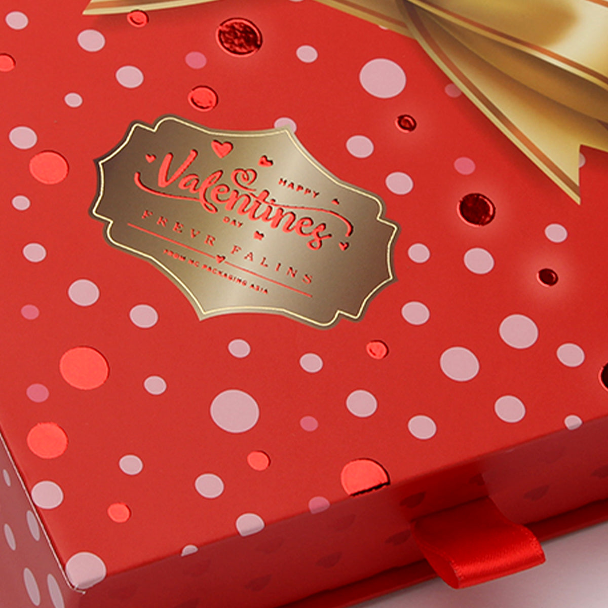 Red Drawer Chocolate Paper Packaging Gift Box