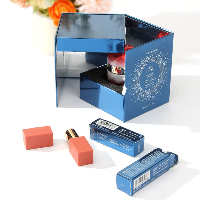 Unique Design cardboard box for cream jar and lipbalm