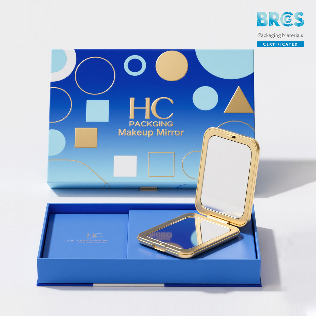 BRCGS Certificated Lid and Base Box for Makeup Mirror
