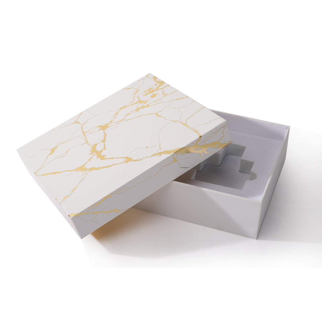 Beautiful White Marble Paper Perfume Box