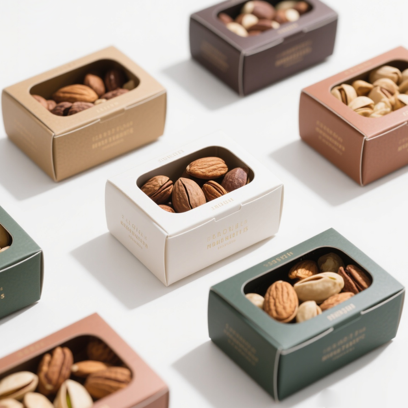 Folding Carton Box for Nuts