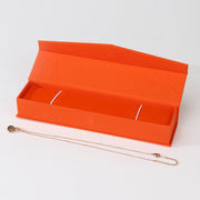 Elegant Rose Gold Necklace Presentation Box