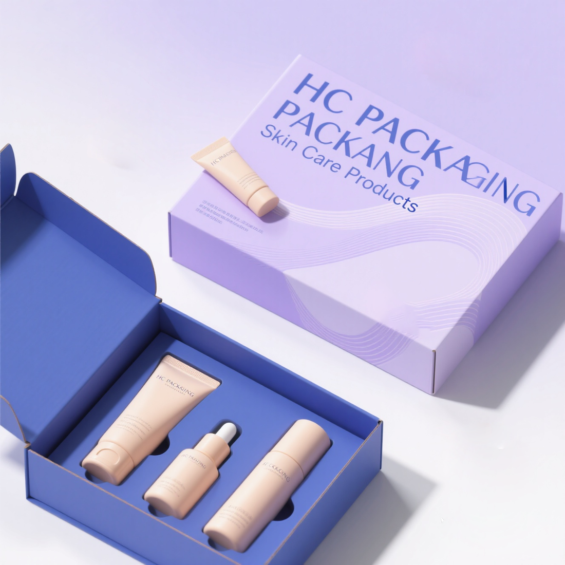 Corrugated Box for Skin Care Kit