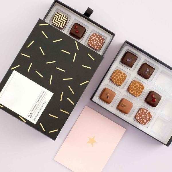 Chocolate Drawer packaging box with handle