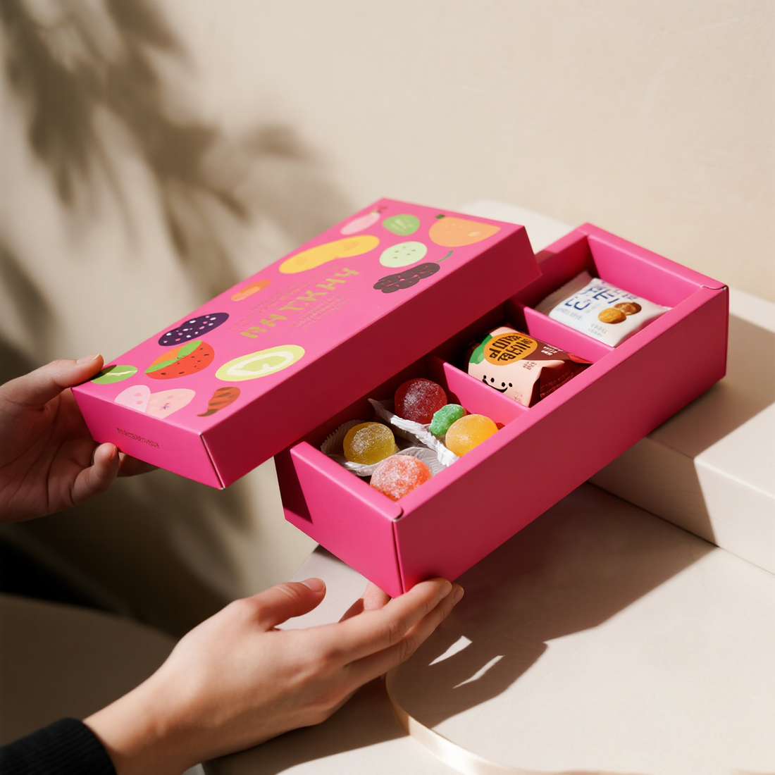 Candy Lid and Base Folding Carton Box