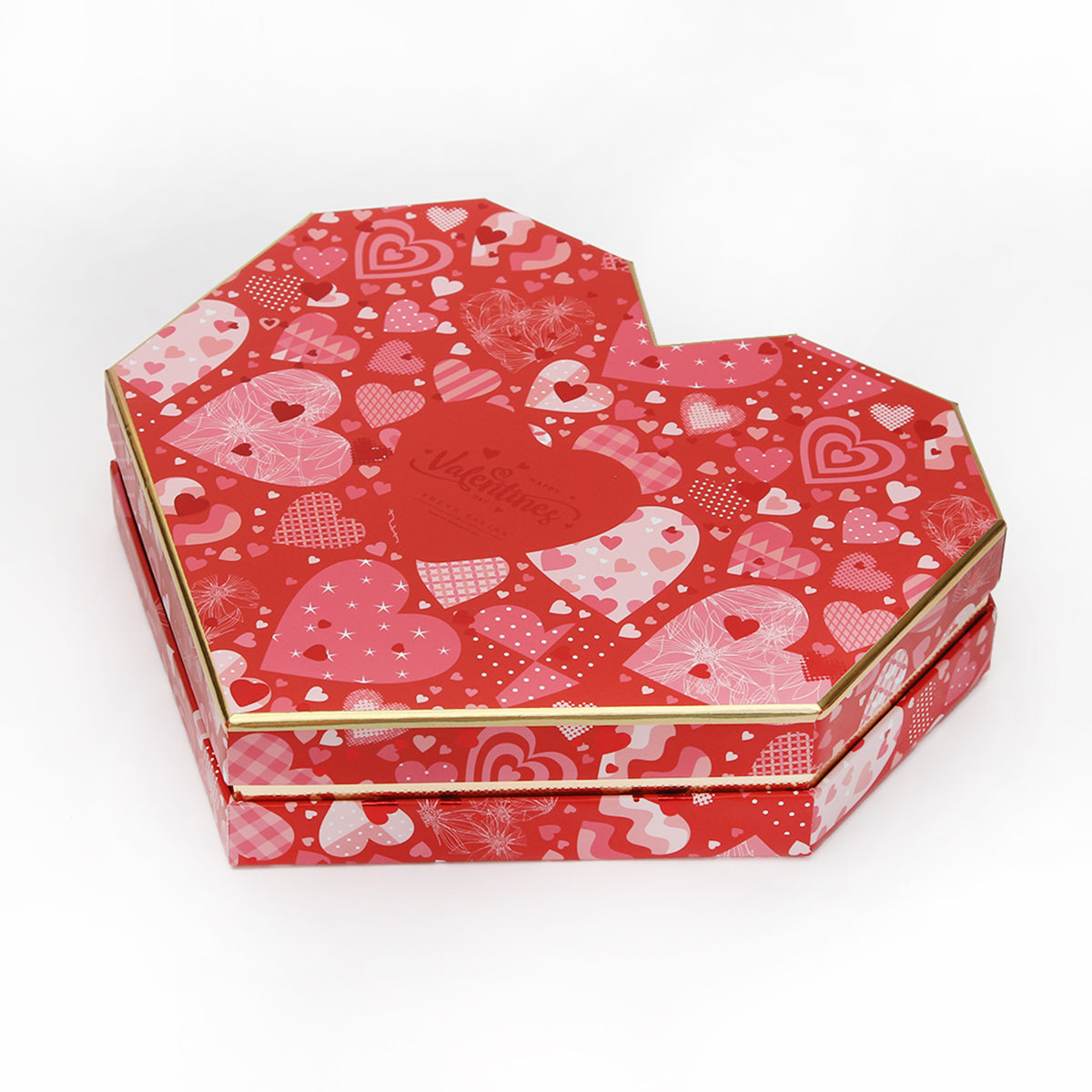 Top&Base Heart Box High-end Chocolate Packaging Box