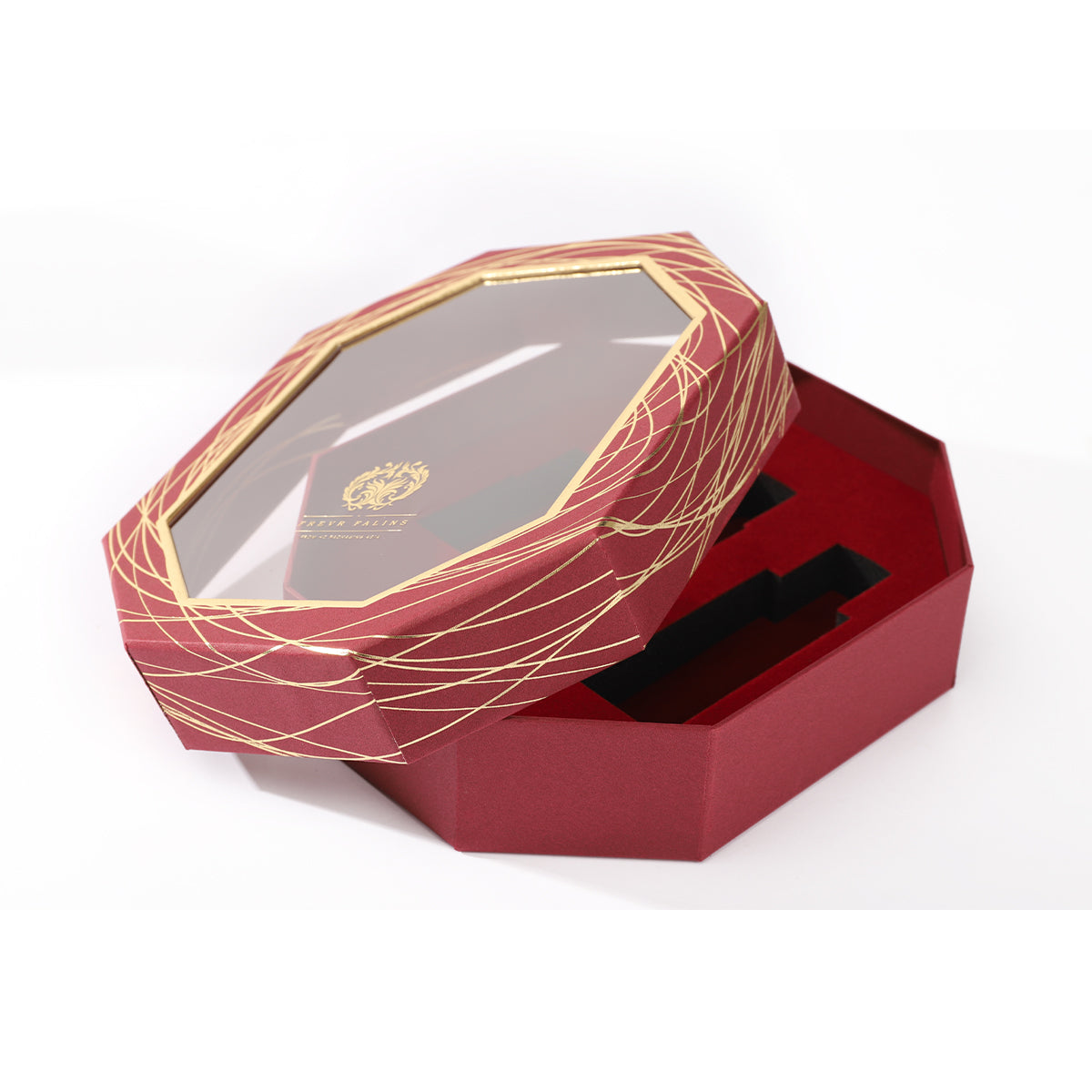 Lid&Base Box With Window For Perfume Packaging