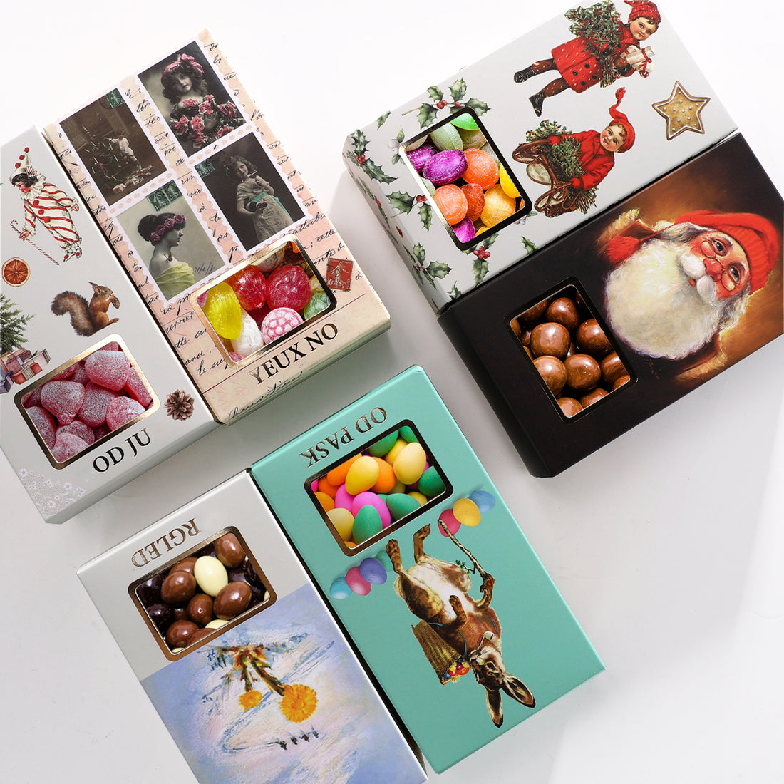 Candy Straight Tuck Side Load Folding Carton Box
