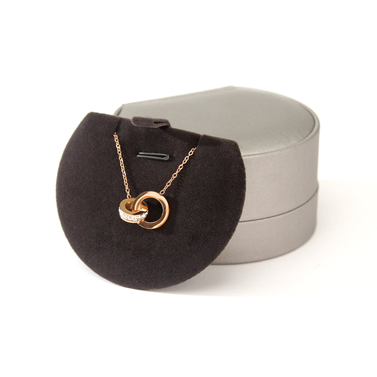 Silver leather jewelry exquisite gift box