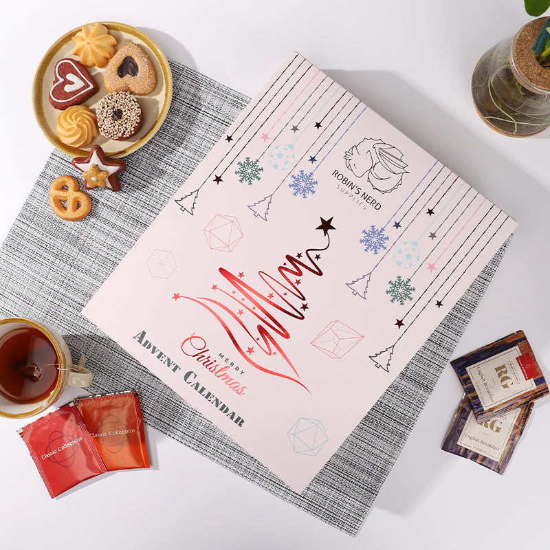 Christmas advent calendar chocolate box