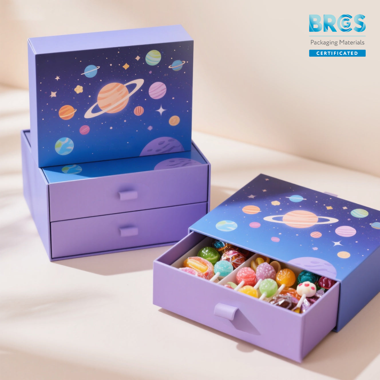 BRCGS Certificated Candy Drawer Box