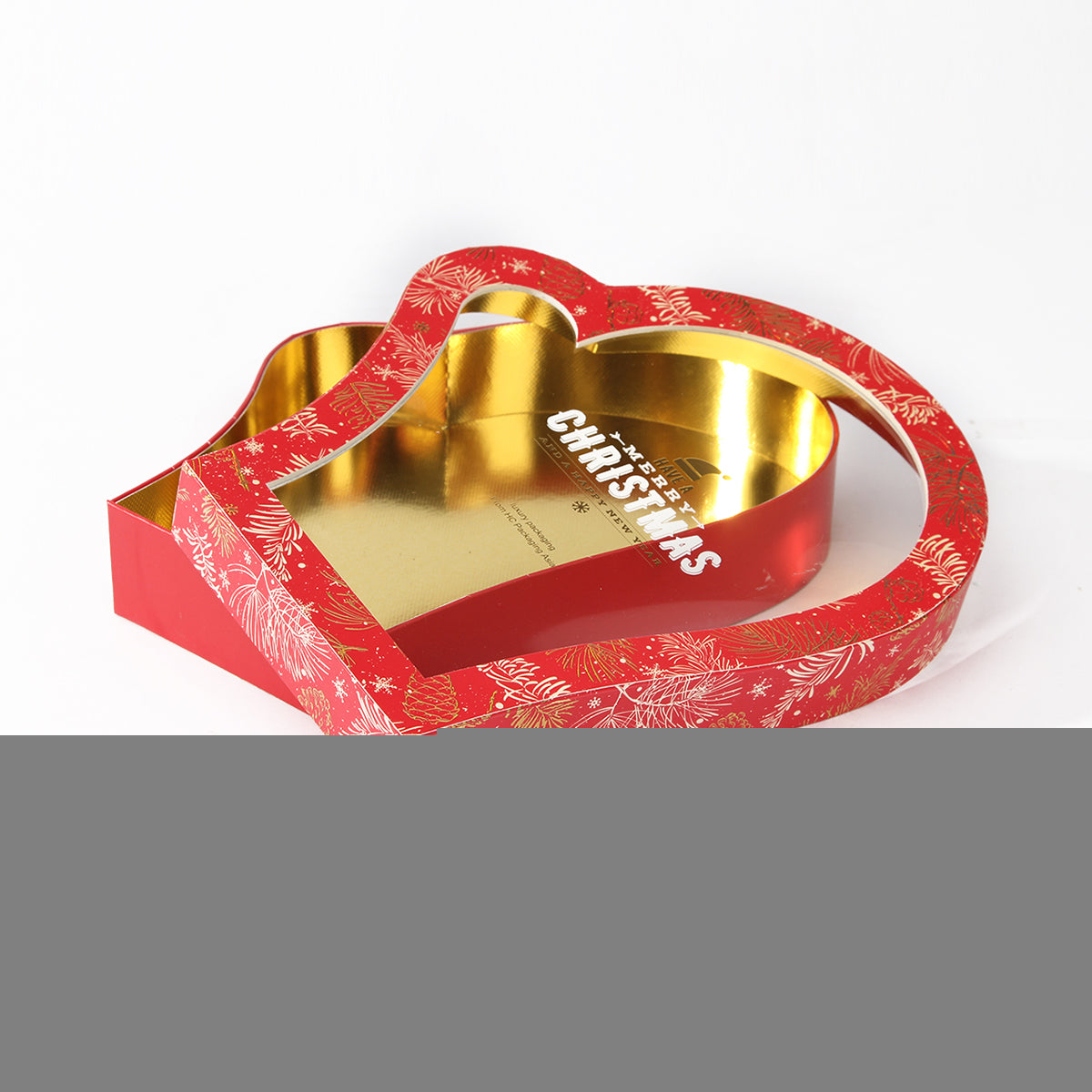 Creatively designed Christmas chocolate top and bottom boxes