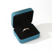 Ring beautifully packaged in leather gift box