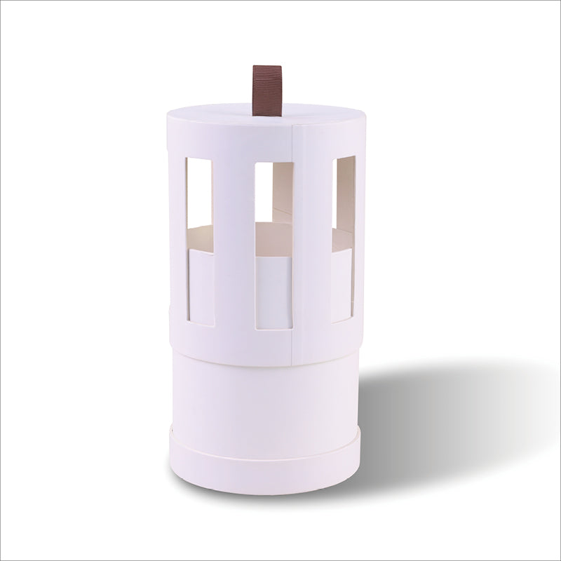 White Creative paper tube packaging