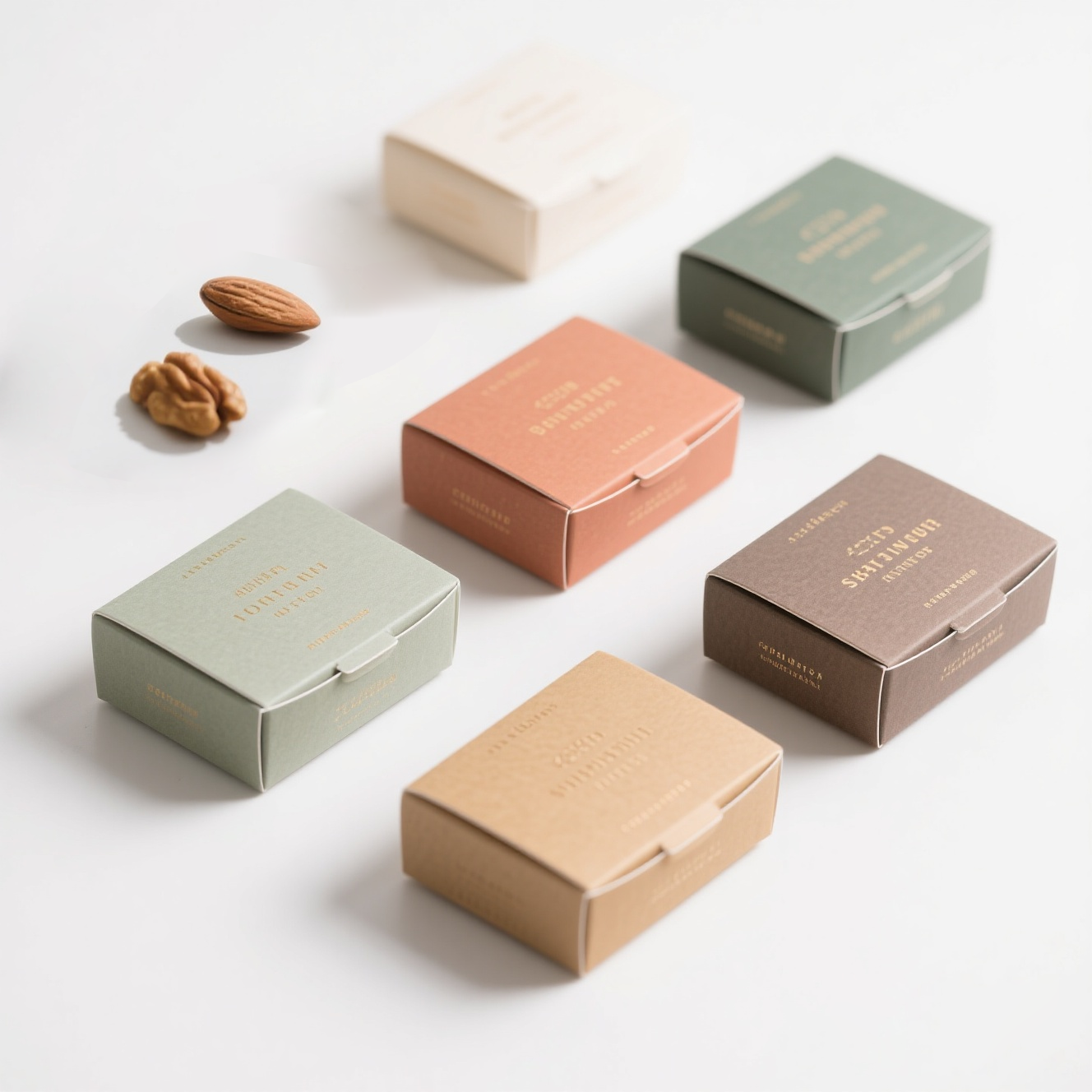 Folding paper Box for Nuts