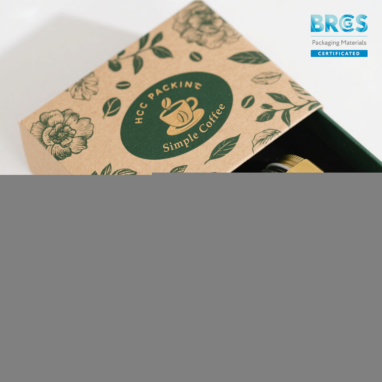 BRCGS Certificated Drawer Box for Coffee