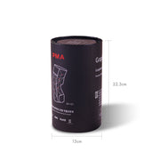 custom black cylinder box