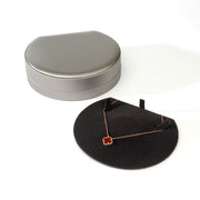 Silver leather jewelry exquisite gift box