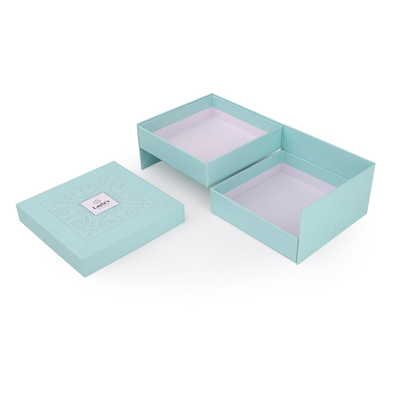 Double layer chocolate packaging box custom