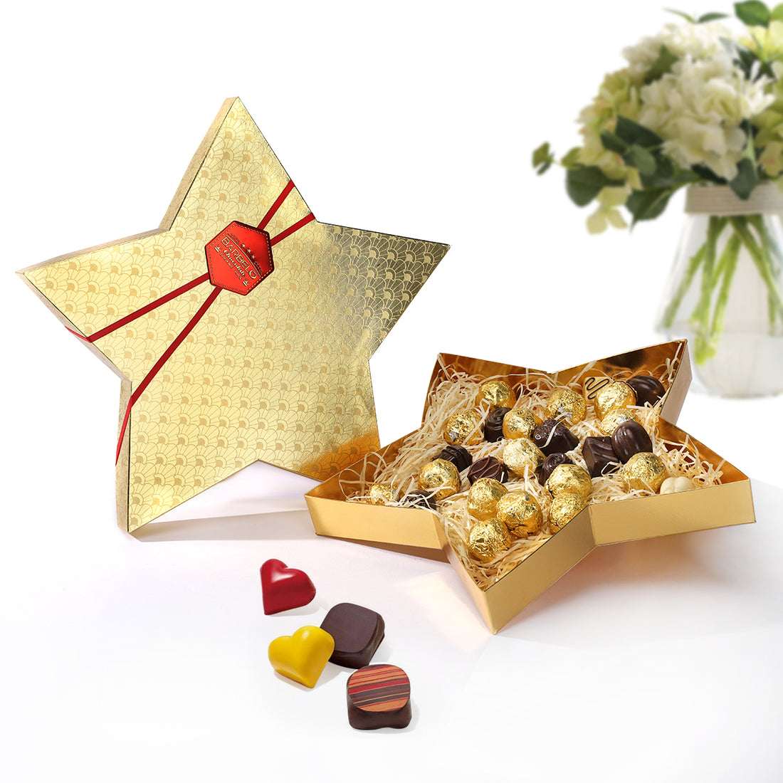 Five-pointed star chocolate classic packaging gift box