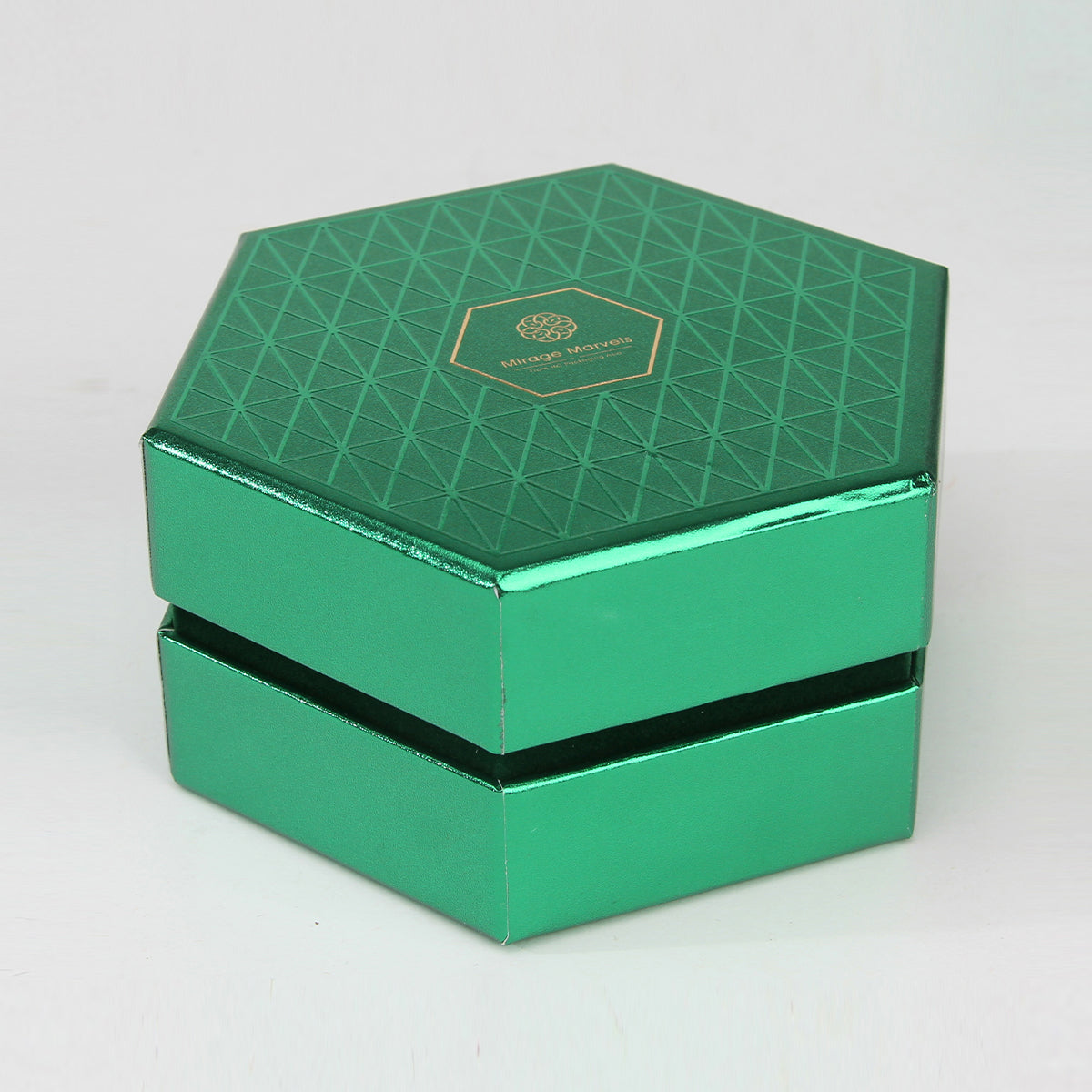 Emerald lid and base Jewelry Gift Box