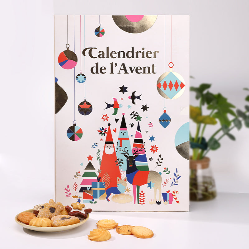 Christmas advent calendar chocolate box