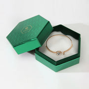 Emerald lid and base Jewelry Gift Box