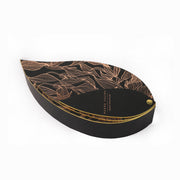 Elegant Leaf Shape Paper Fragrance gift pckaging box