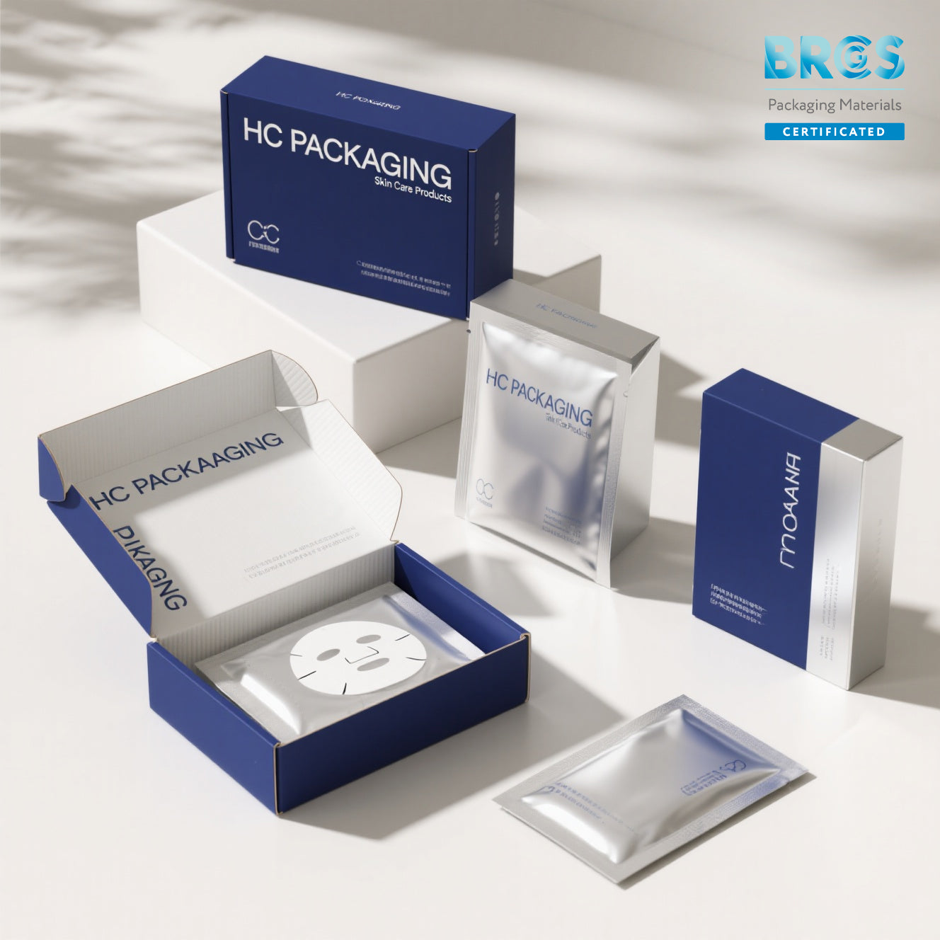 BRCGS Certificated Mailer Box for Face Mask