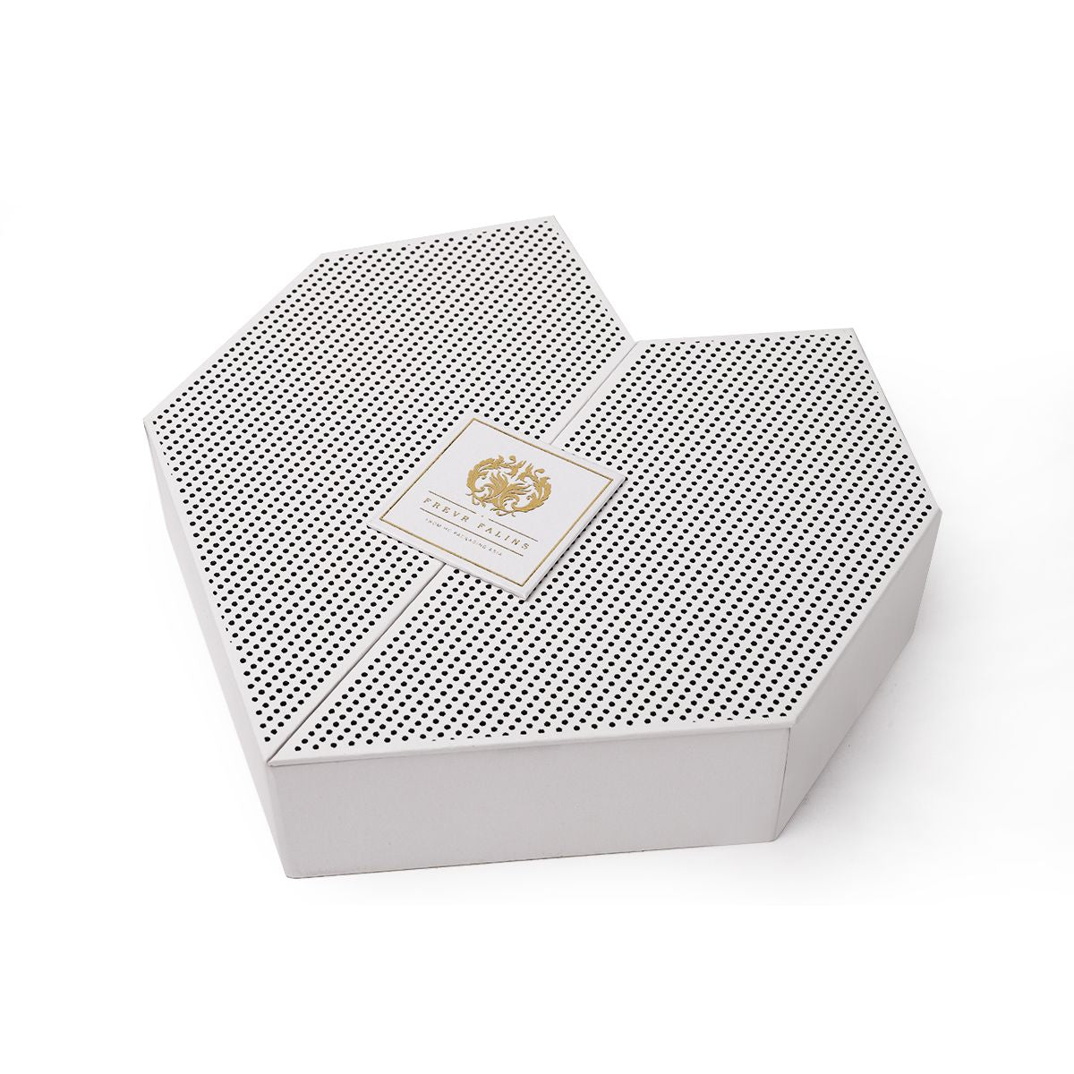 Paper Heart Shape Perfume Packaging box