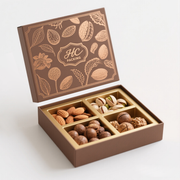 BRCGS Certificated Lid and Base Box for Nuts