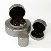 Silver leather jewelry exquisite gift box