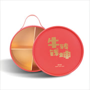 Food Paper Tube Packaging Gift Box with handle