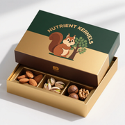 BRCGS Certificated Lid and Base Rigid Box for Nuts