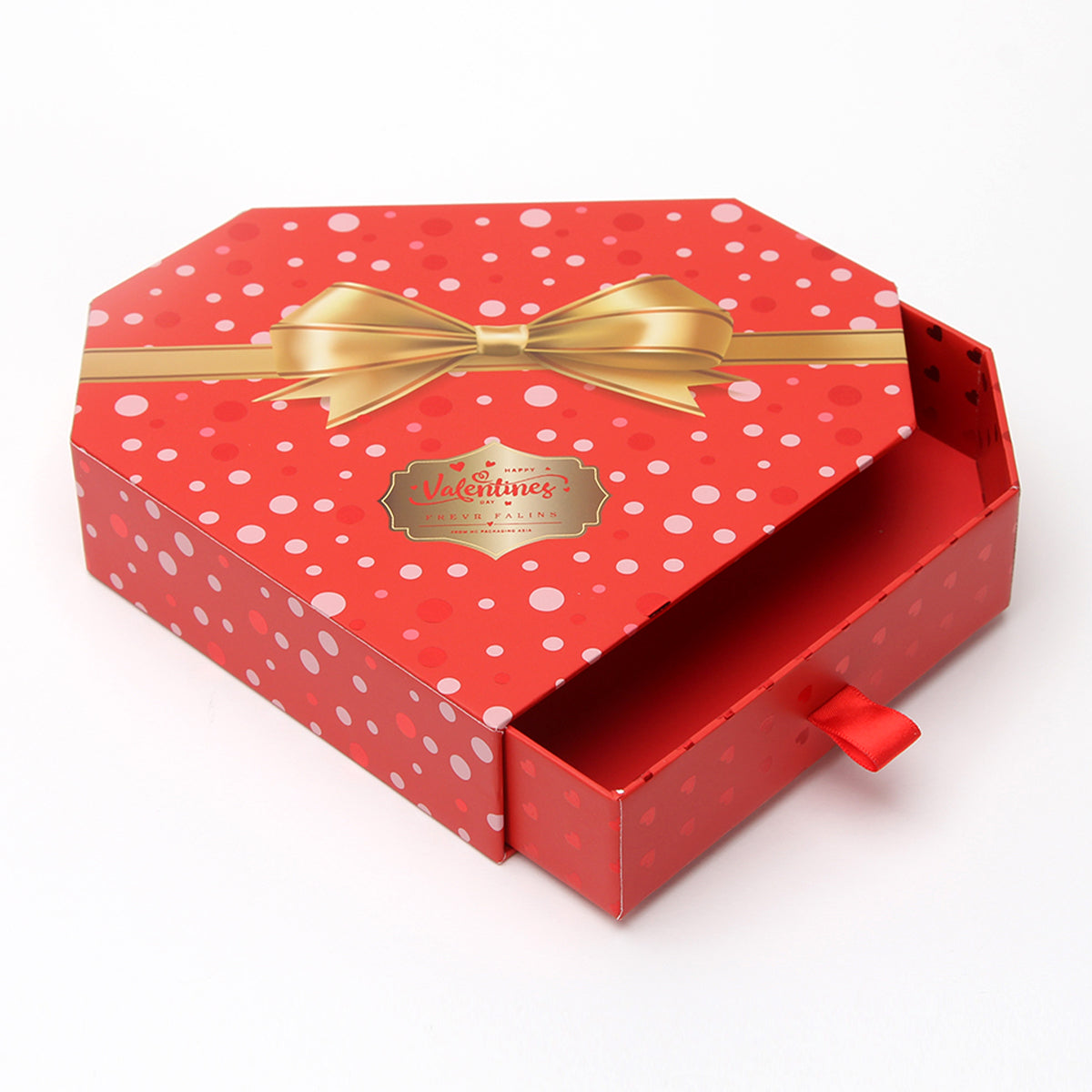 Red Drawer Chocolate Paper Packaging Gift Box