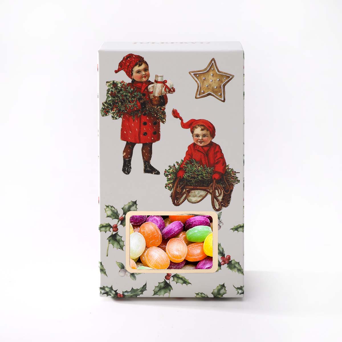 BRCGS Certificated Candy Straight Tuck Side Load Folding Carton Box