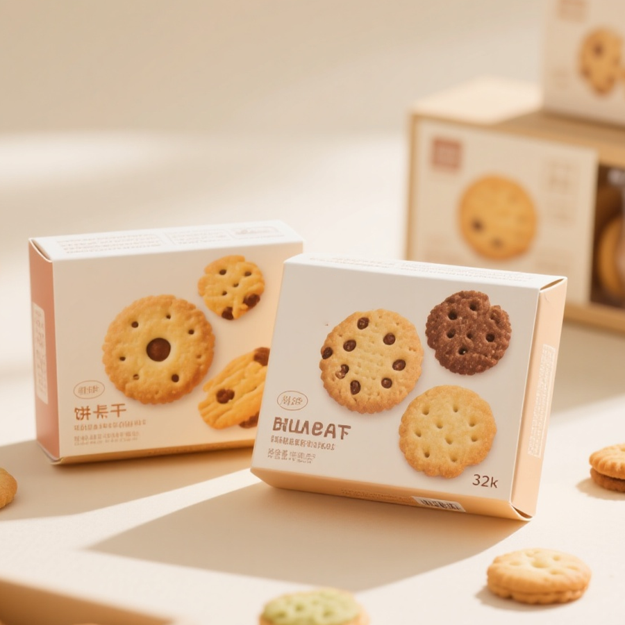 Straight Tuck Side Load Cookie Folding Carton Box