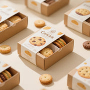 BRCGS Certificated Custom Cookie Paper Box with Sleeve