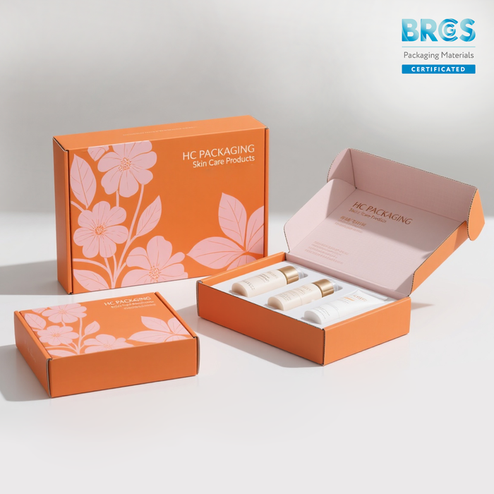 Corrugated Box for Skin Care Kit
